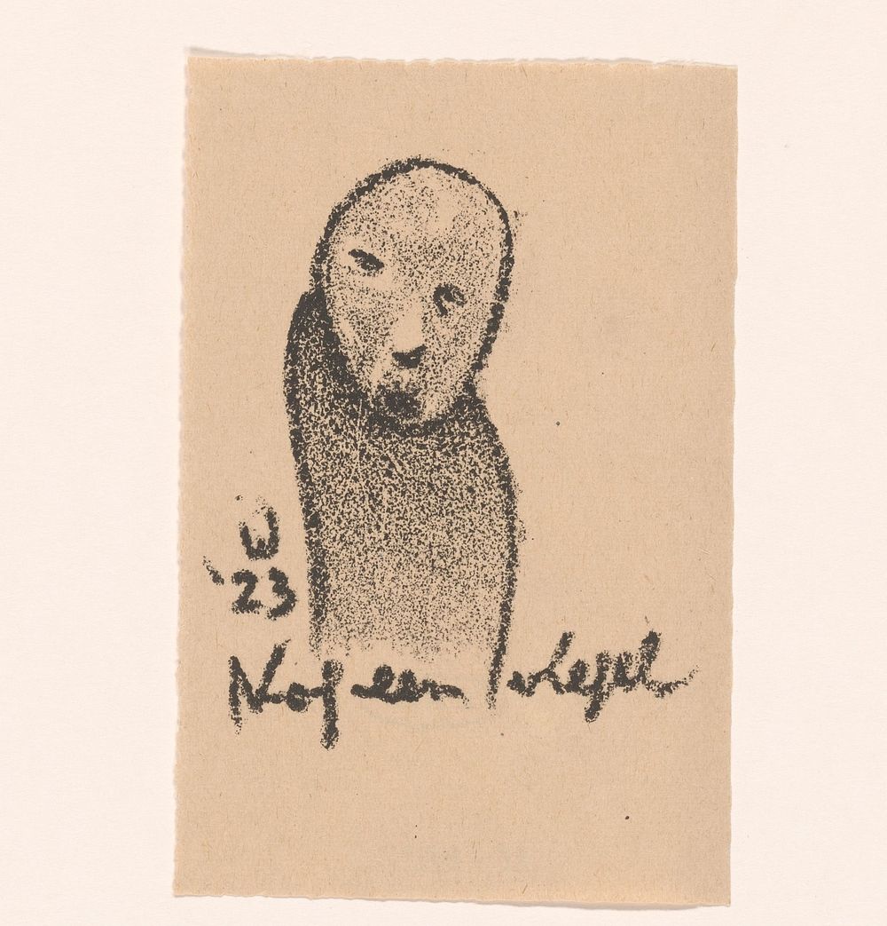 Nog een vlegel (1923) by Erich Wichmann