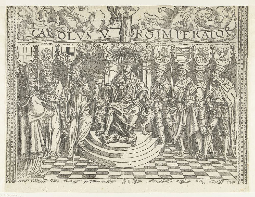 Stamboom van het Habsburgse huis, blad negentien (1533 - 1535) by Robert Péril and Robert Péril