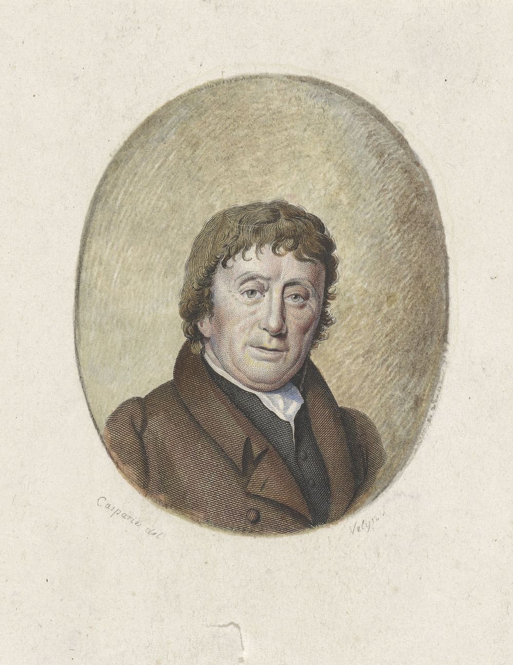 Portret van Jacob van Haeften (1826) by Philippus Velijn, Hendrik Willem Caspari and Willem Bartel van der Kooi