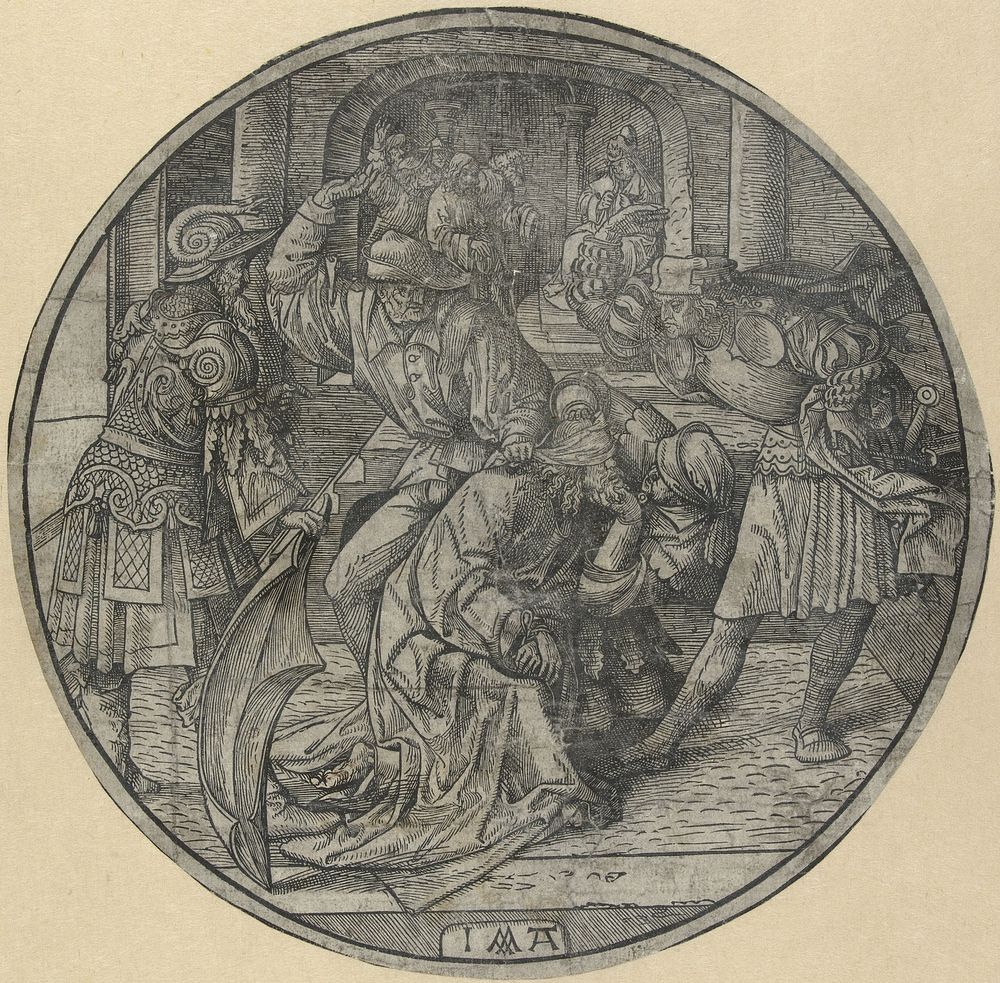 Bespotting van Christus (in or after 1517 - 1533) by Jacob Cornelisz van Oostsanen