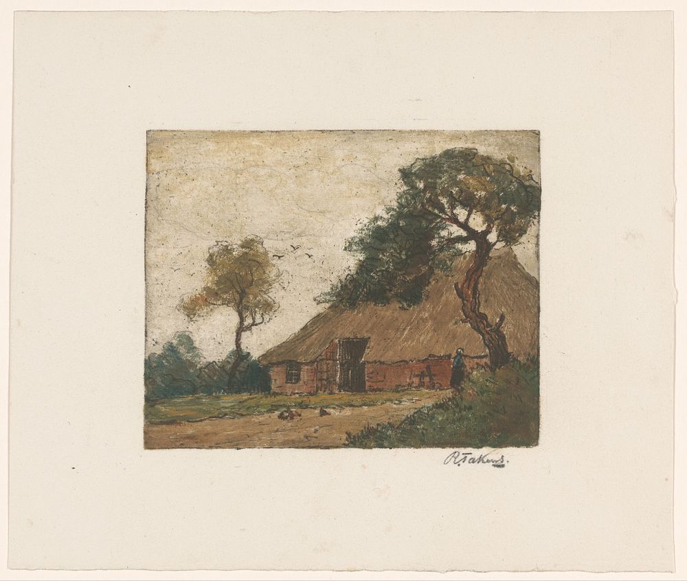 Boerderij (1872 - 1937) by Roelf Takens