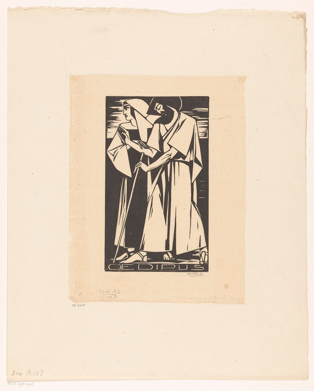Oedipus (1895 - 1938) by Jan Frank