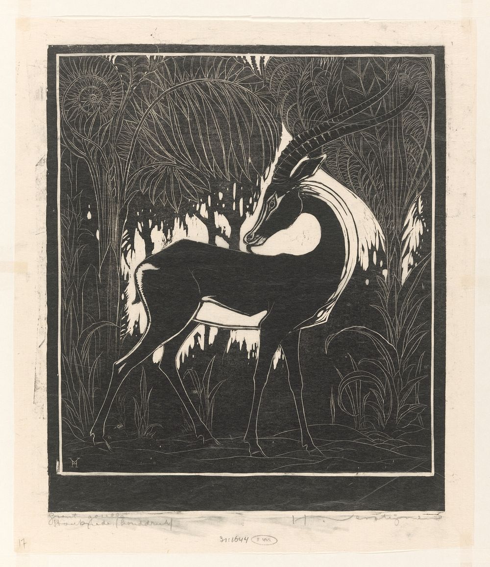 Grant gazelle (1892 - 1931) by Henri Verstijnen and Henri Verstijnen