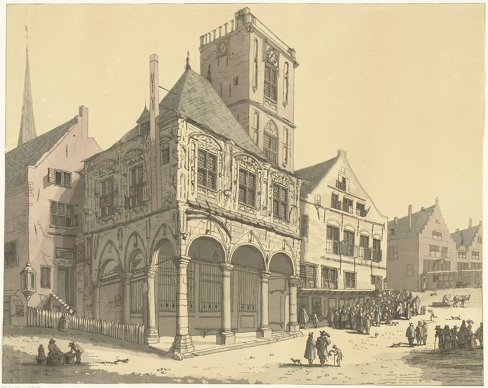 Het Oude Stadhuis van Amsterdam (1778 - 1838) by Anthonie van den Bos, Willem Schellinks, W Gruyter, D C de Groot Jamin and…