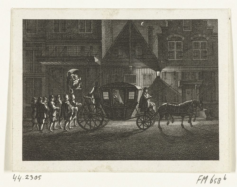 Vertrek van Alva uit Amsterdam, 1573 (1780 - 1782) by Barent de Bakker and Hermanus Petrus Schouten