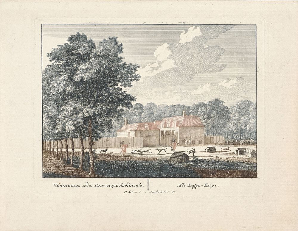 Jachthuis van Paleis Het Loo (1694 - 1697) by Jan van Call I, Jan van Call I, Pieter Schenk I and Staten van Holland en West…