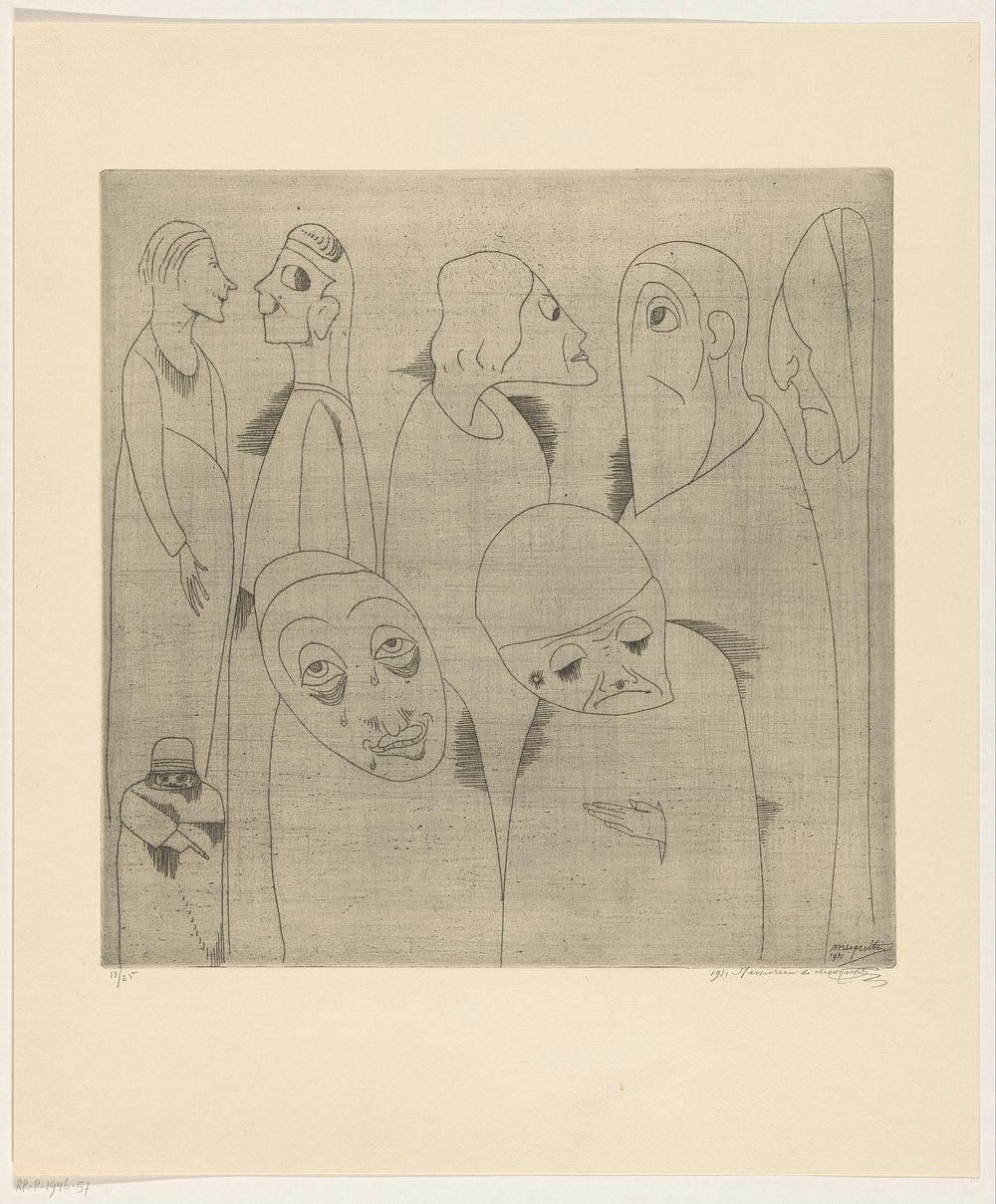 Acht figuren (1931) by Samuel Jessurun de Mesquita