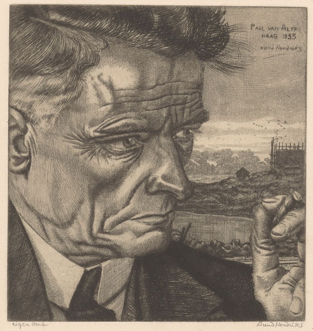 Portret van Paul van Alff (1933) by Arend Hendriks and Arend Hendriks
