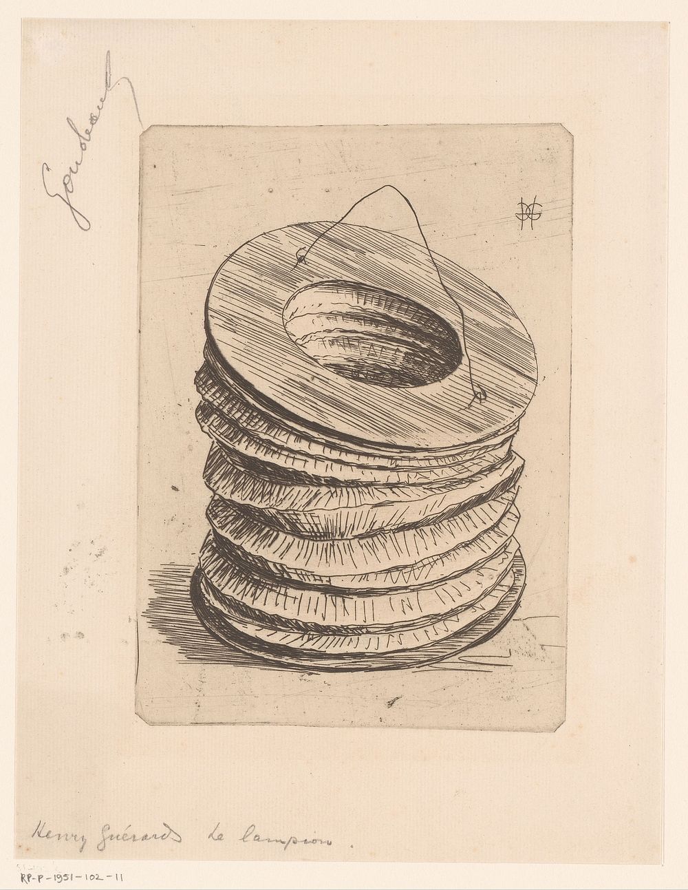 Lantaarn (1876) by Henri Charles Guérard