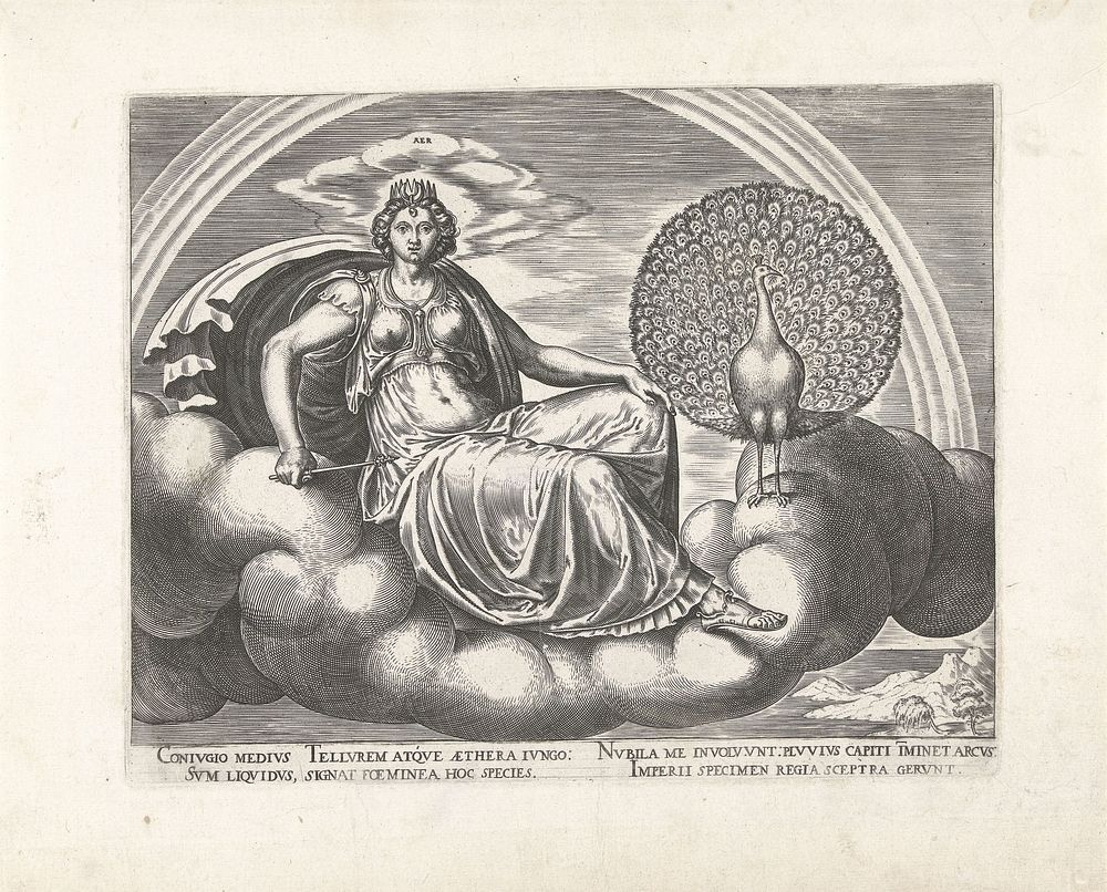 Lucht (1564) by Philips Galle, Hadrianus Junius and Philips Galle