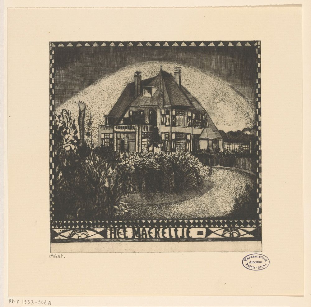 Het Maereltje (1917) by Lodewijk Schelfhout and N V Roeloffzen and Hübner