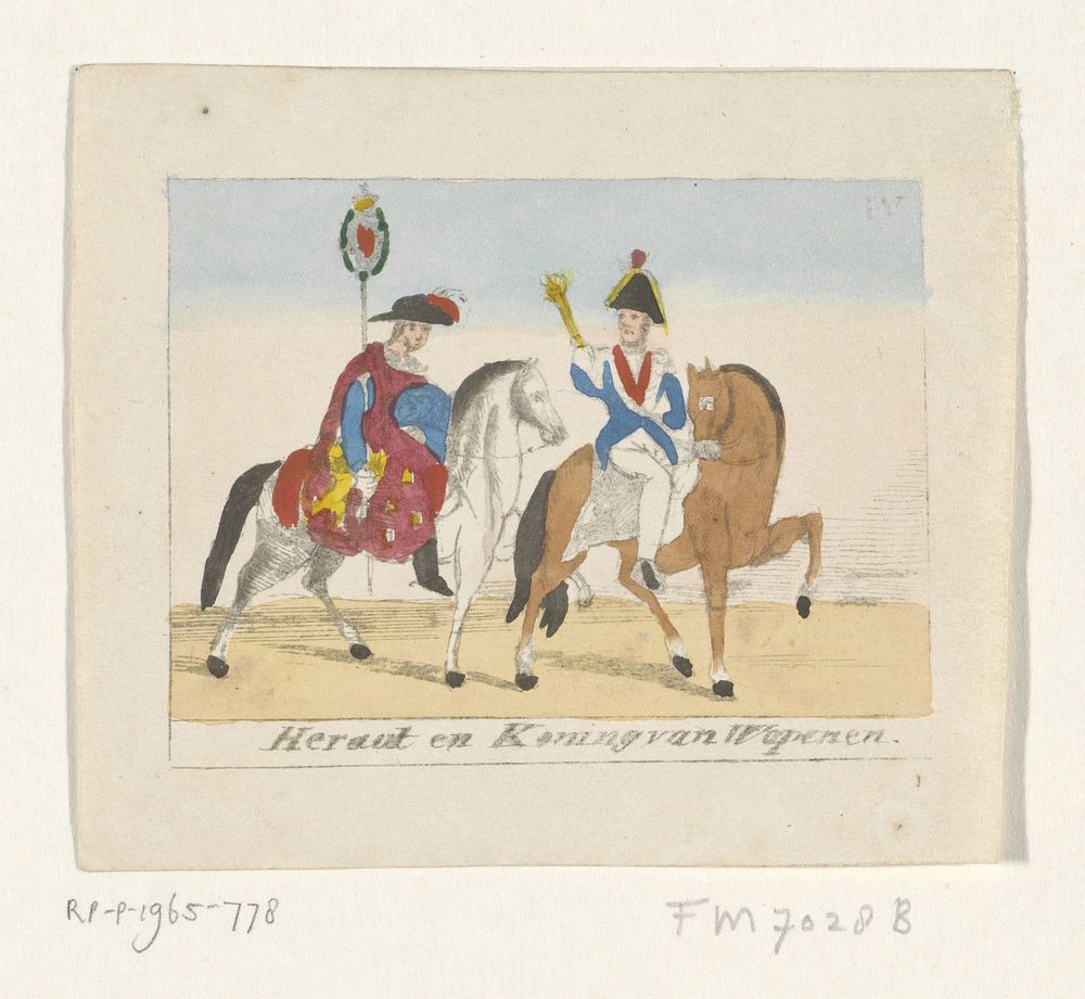 Heraut en Koning van Wapenen (1840 - 1841) by anonymous and G J d Ancona