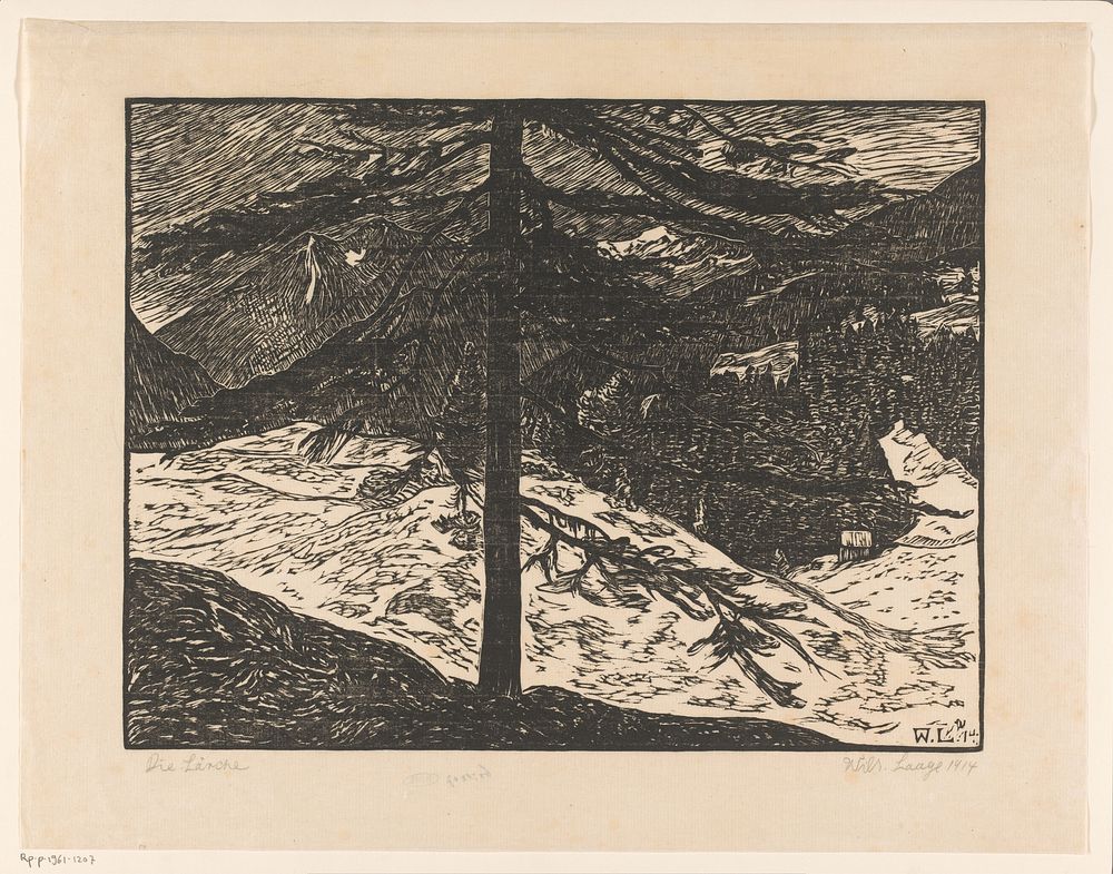 Die Lärche (1914) by Wilhelm Laage