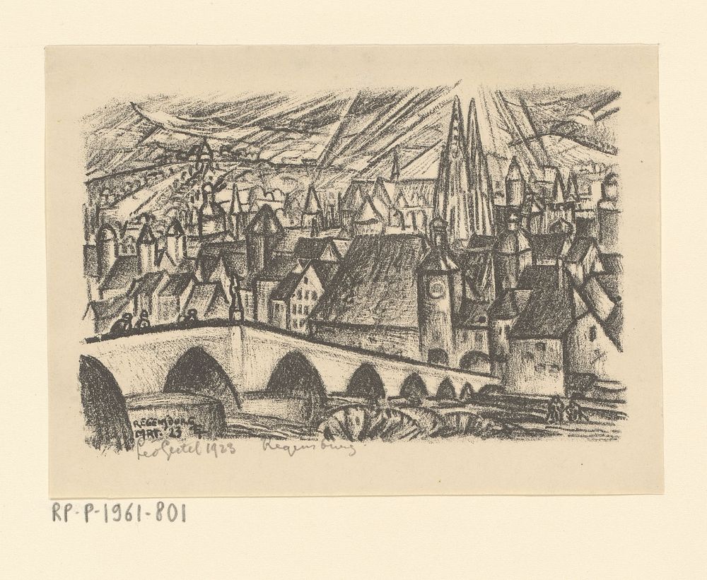 Regensburg (1923) by Leo Gestel