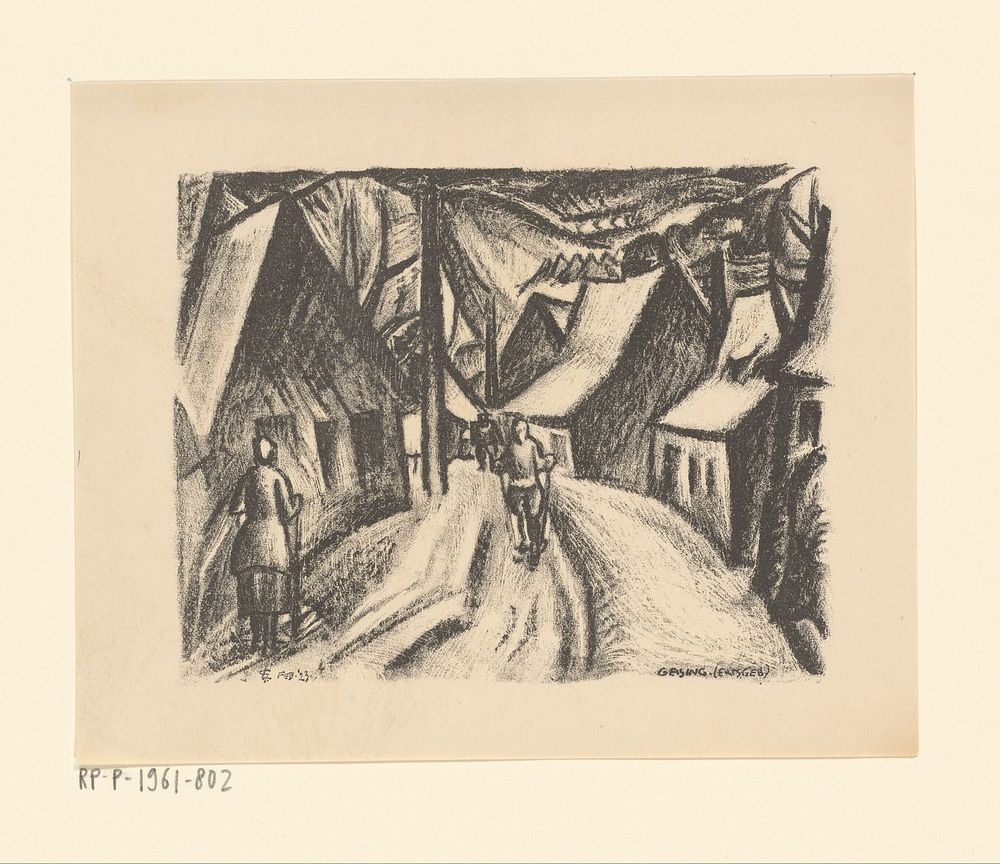 Geising (Ertsgebergte) (1923) by Leo Gestel