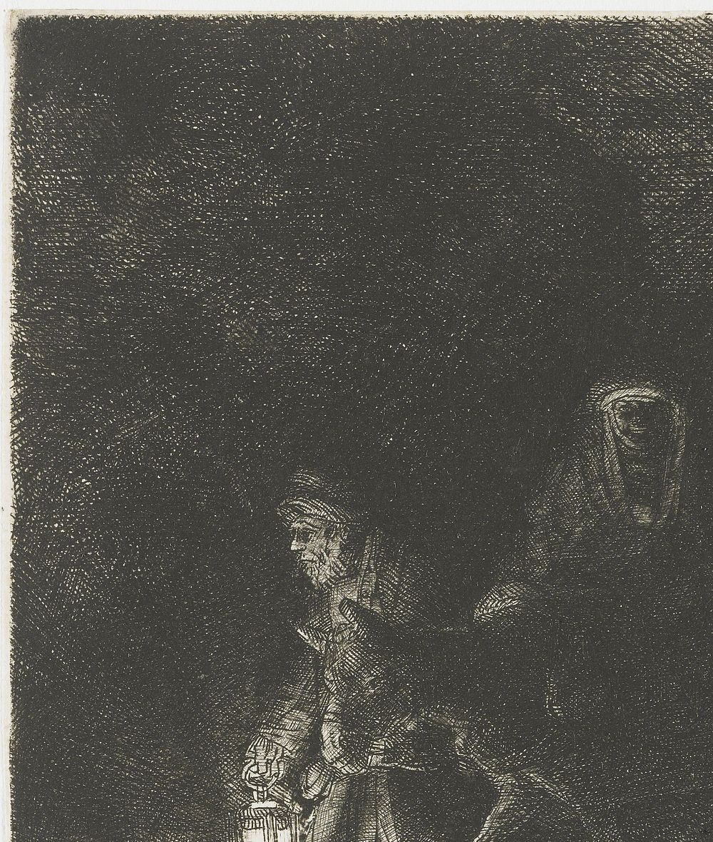 The Flight into Egypt (1651) by Rembrandt van Rijn and Rembrandt van Rijn
