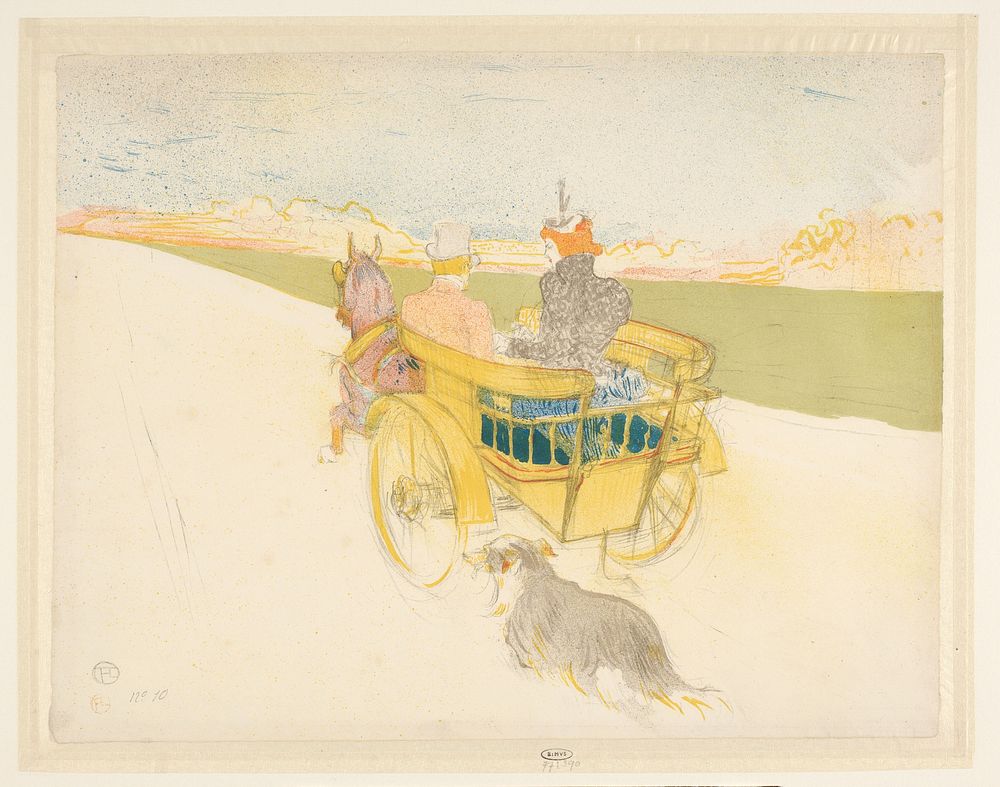 ‘Partie de Campagne’ (Country Outing) (1897) by Henri de Toulouse Lautrec, Auguste Clot and Henri Louis Ambroise Vollard