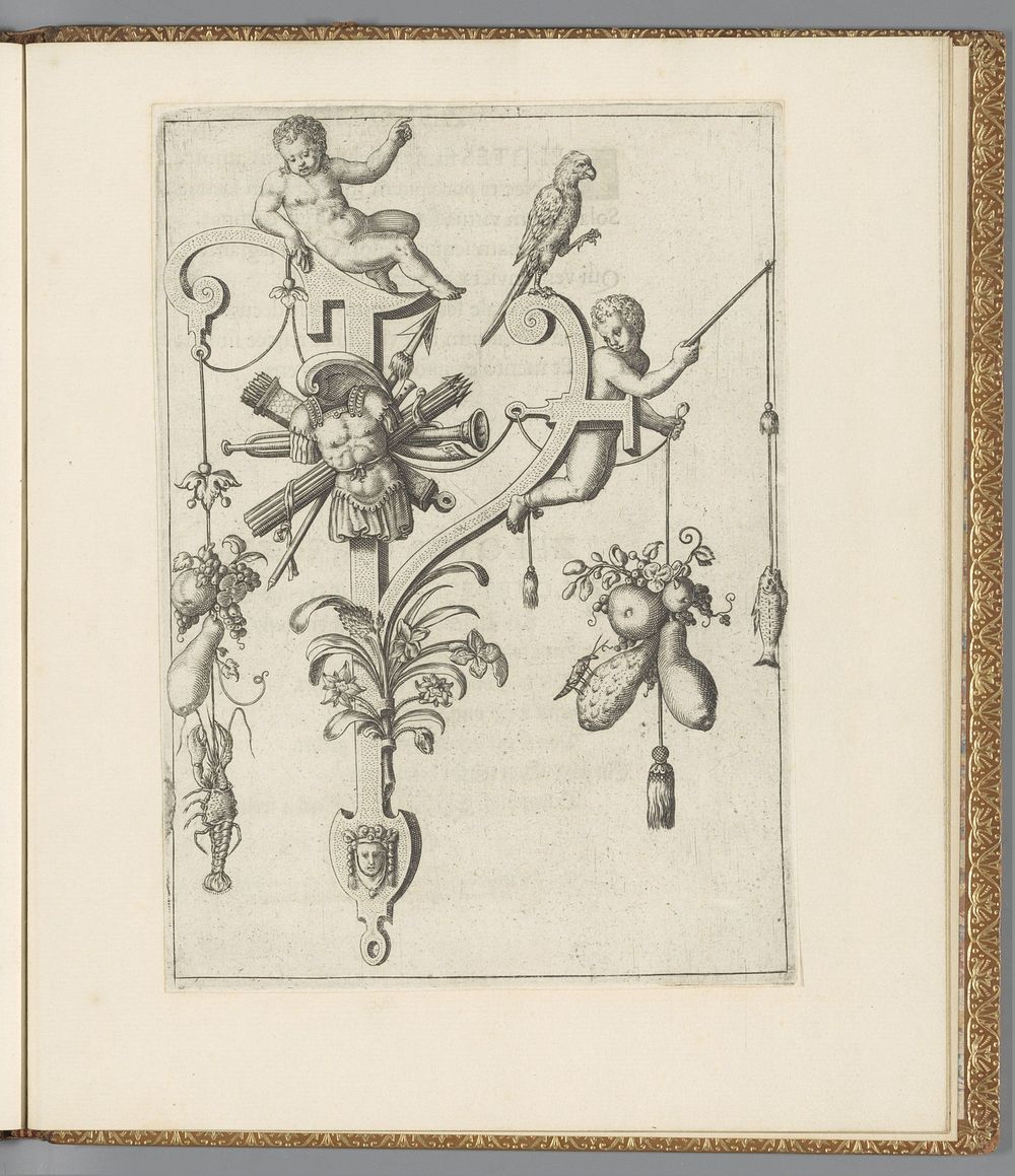 Letter Y (1595) by Johann Theodor de Bry and Johann Israel de Bry
