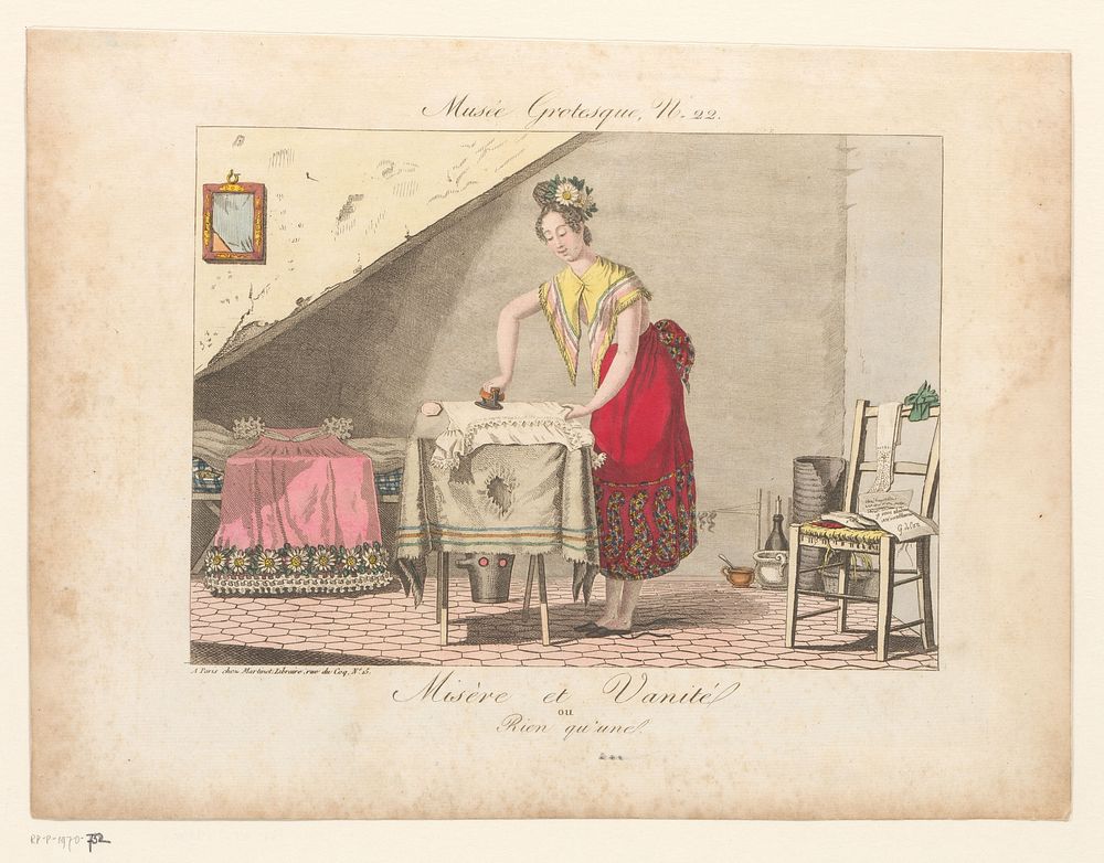 Misère et Vanité ou Rien qu'une (c. 1814 - c. 1818) by Maloeuvre fils, Godissart de Cari and Aaron Martinet