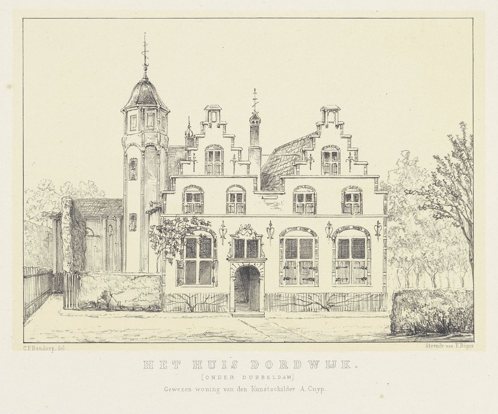 Het Huis Dordwijk (1872) by Carel Frederik Bendorp II, Frederik Böger and Frederik Böger