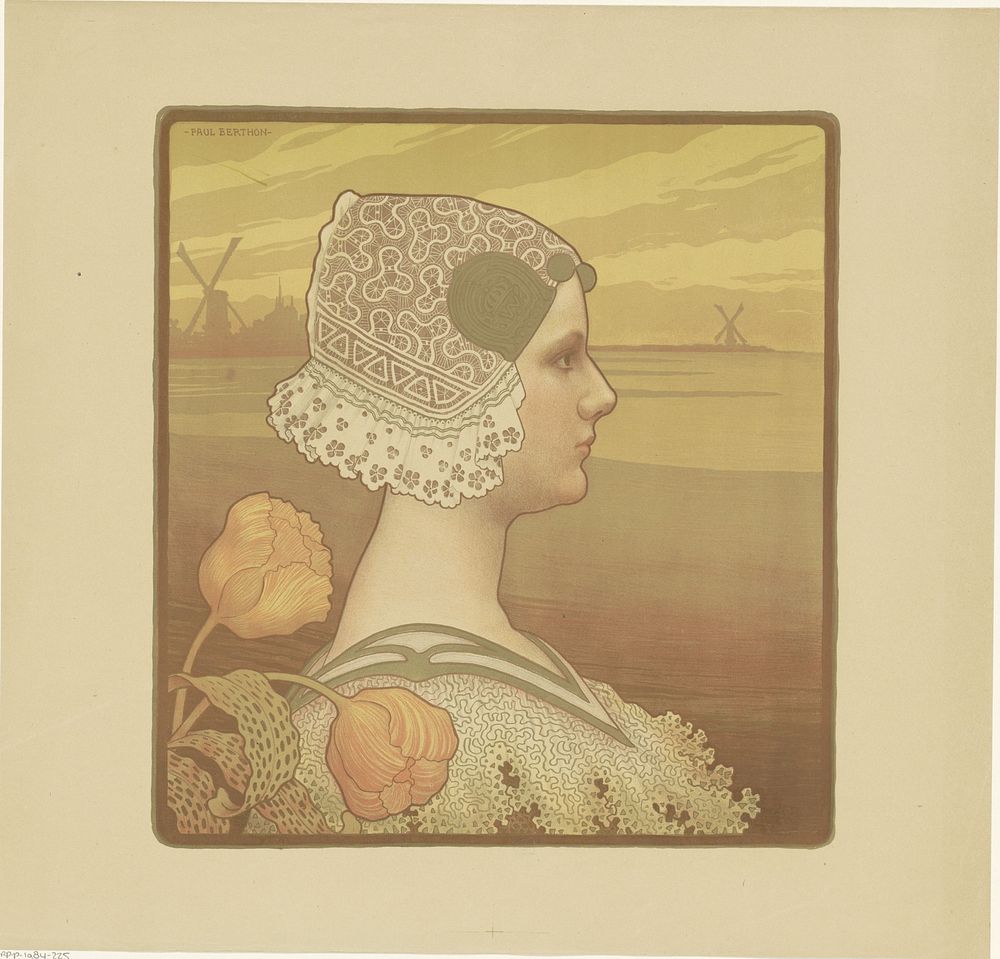 Portret van Wilhelmina, koningin der Nederlanden (1901) by Paul Berthon