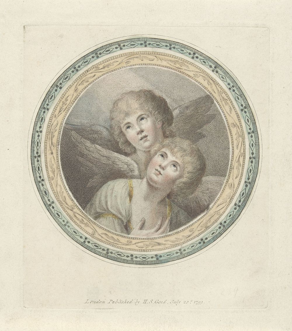 Twee engelen (1799) by Charles Howard Hodges and Charles Howard Hodges