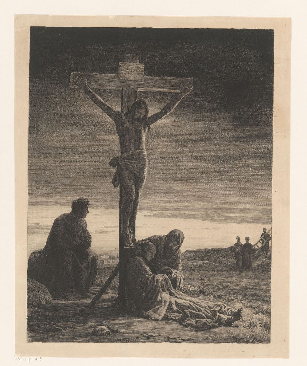 Christus aan het kruis (1884) by Carl Bloch