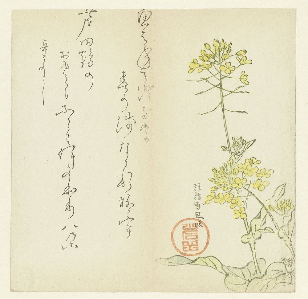 Flowers (1831) by Hasegawa Settan