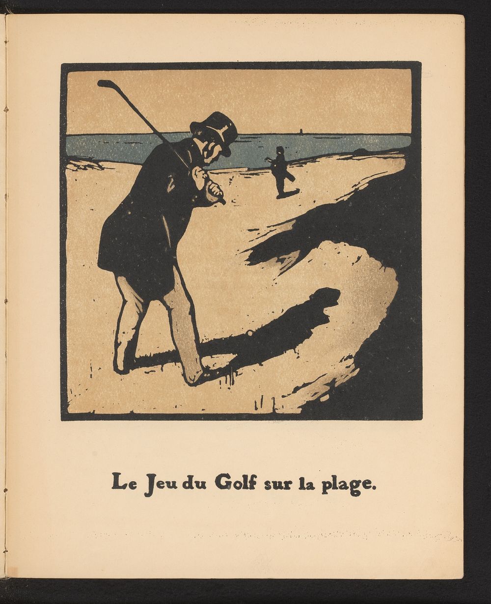 Golfers (1898) by William Nicholson and Société Française d éditions d art