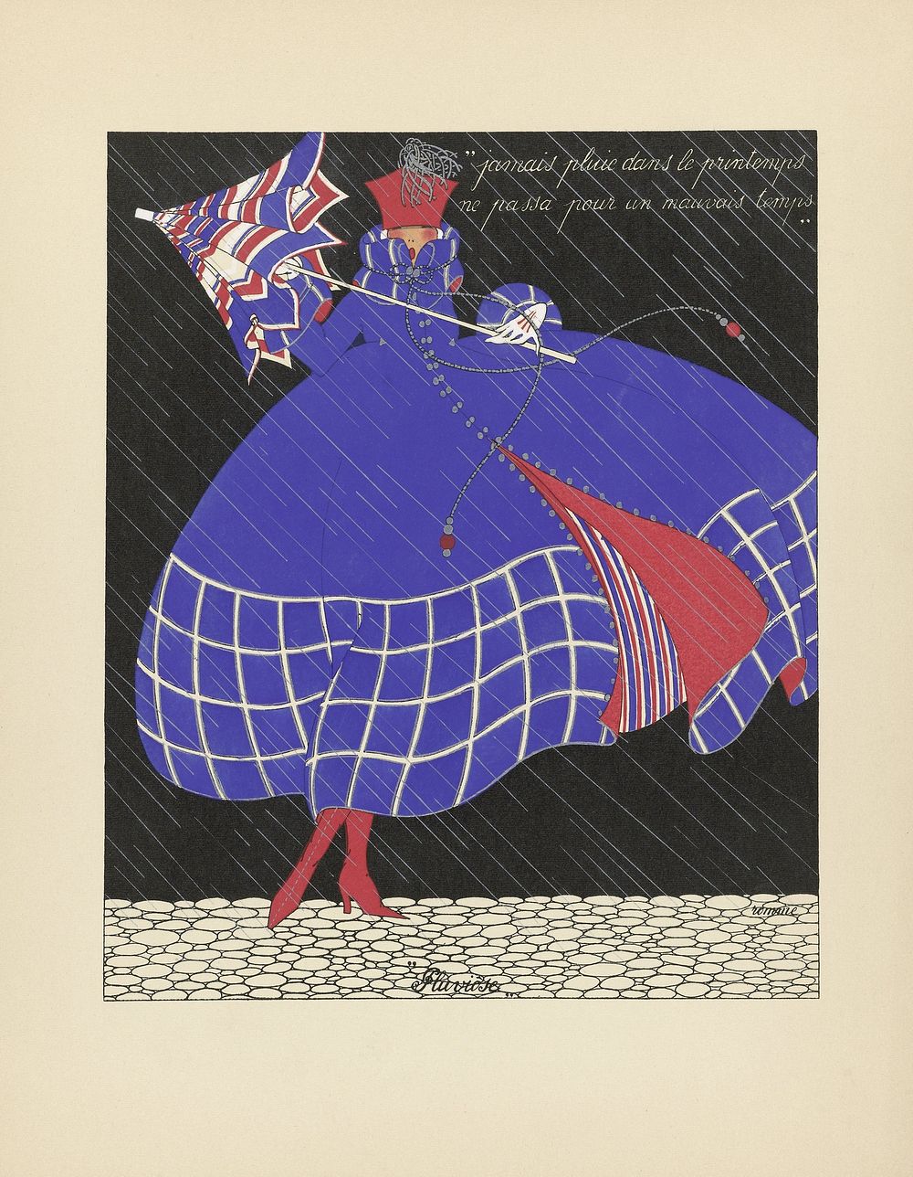 Les Douze Mois de l'Année: Pluviose (1919) by Marthe Romme and Sauvage uitgever