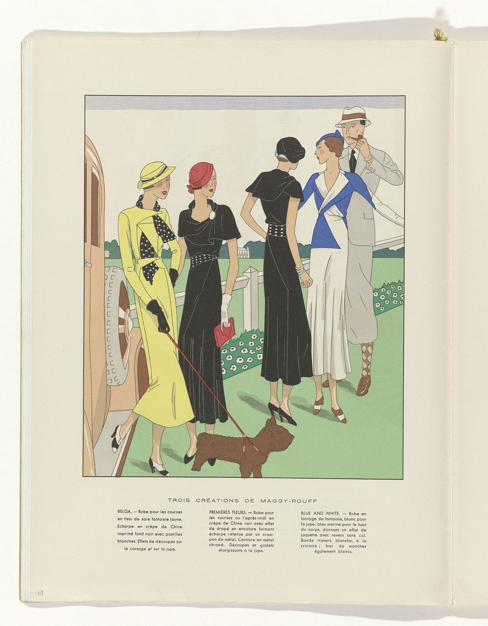 Art - Goût - Beauté, Feuillets de l' élégance féminine, Juin 1932, No. 142, 12e Année, p. 18 (1932) by H Rouit and Maggy…