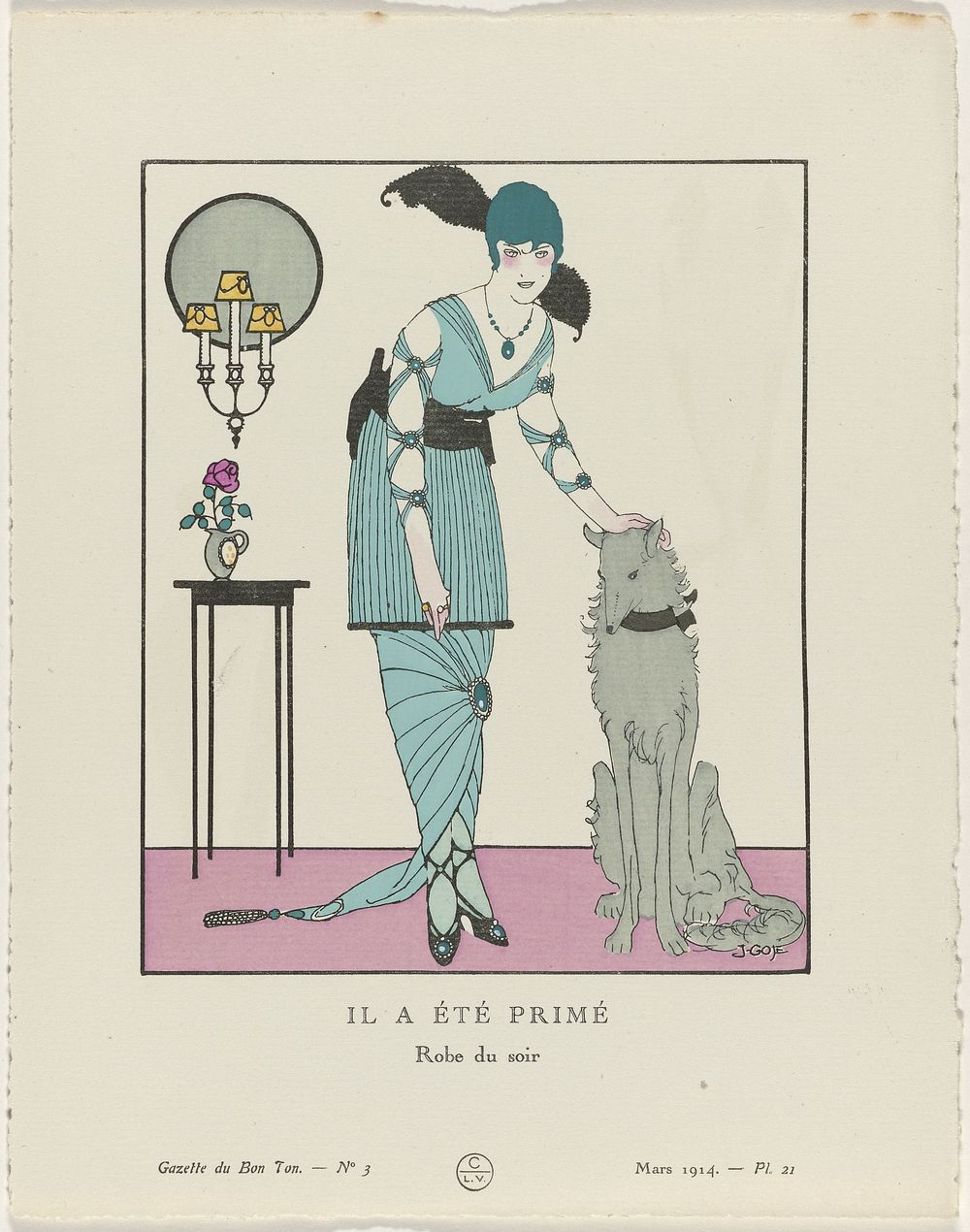 Gazette du Bon Ton. Art – Modes & Frivolités: Artists (1914) by Francisco Javier Gosé, anonymous, Lucien Vogel, Emile Lévy…