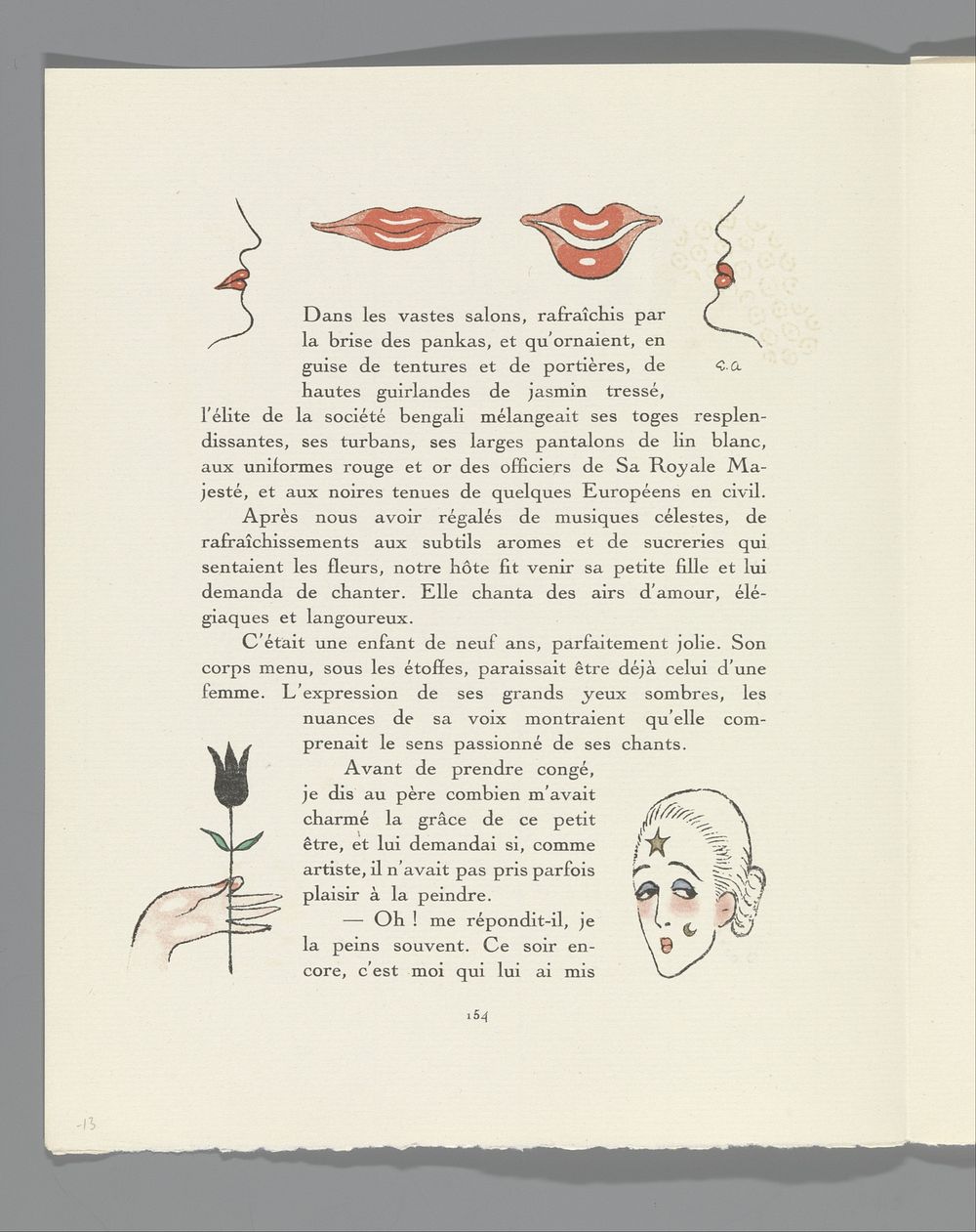 Gazette du Bon Ton, 1914 - No. 5, pag. 154: La Palette des Dames (1914) by E Ayres, anonymous, Lucien Vogel, Paul Cassirer…