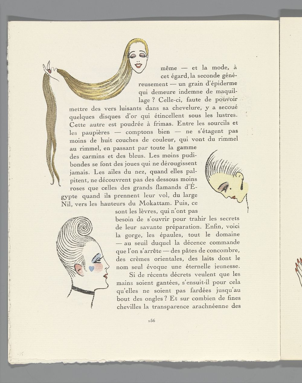 Gazette du Bon Ton, 1914 - No. 5, pag. 156: La Palette des Dames (1914) by E Ayres, anonymous, Lucien Vogel, Paul Cassirer…
