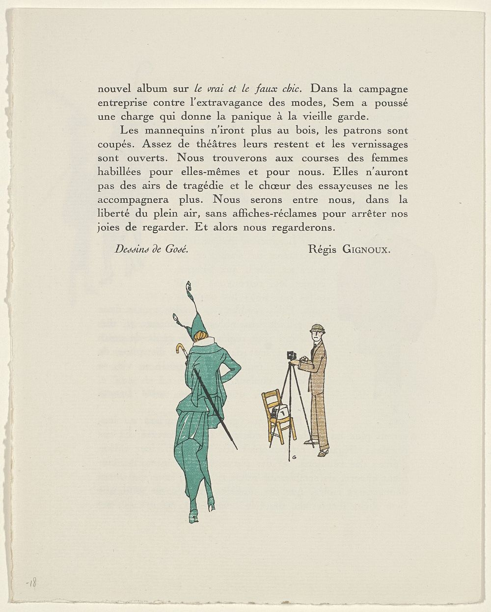 Gazette du Bon Ton, 1914 - No. 6, p. 196: Aux Courses (1914) by Francisco Javier Gosé, anonymous, Lucien Vogel, Paul…