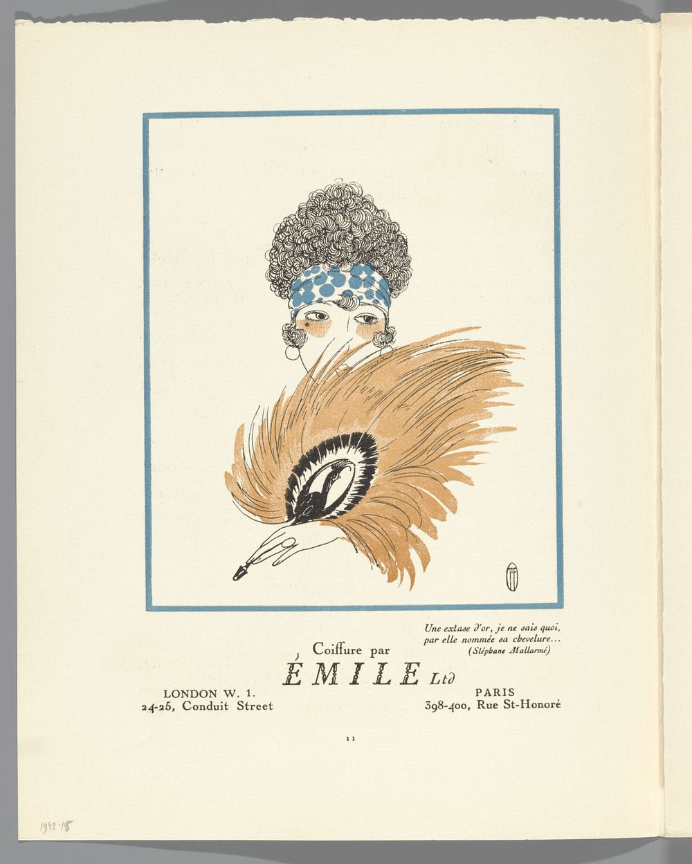 Gazette du Bon Ton. Art – Modes & Frivolités: Advertising Material (1920) by Lucien Vogel, The Field Press, Naville et Cie…