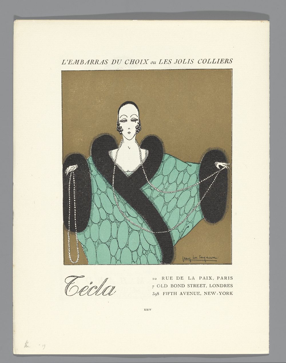 Gazette du Bon Ton. Art – Modes & Frivolités: Advertising Material (1920) by Lucien Vogel, The Field Press, Naville et Cie…