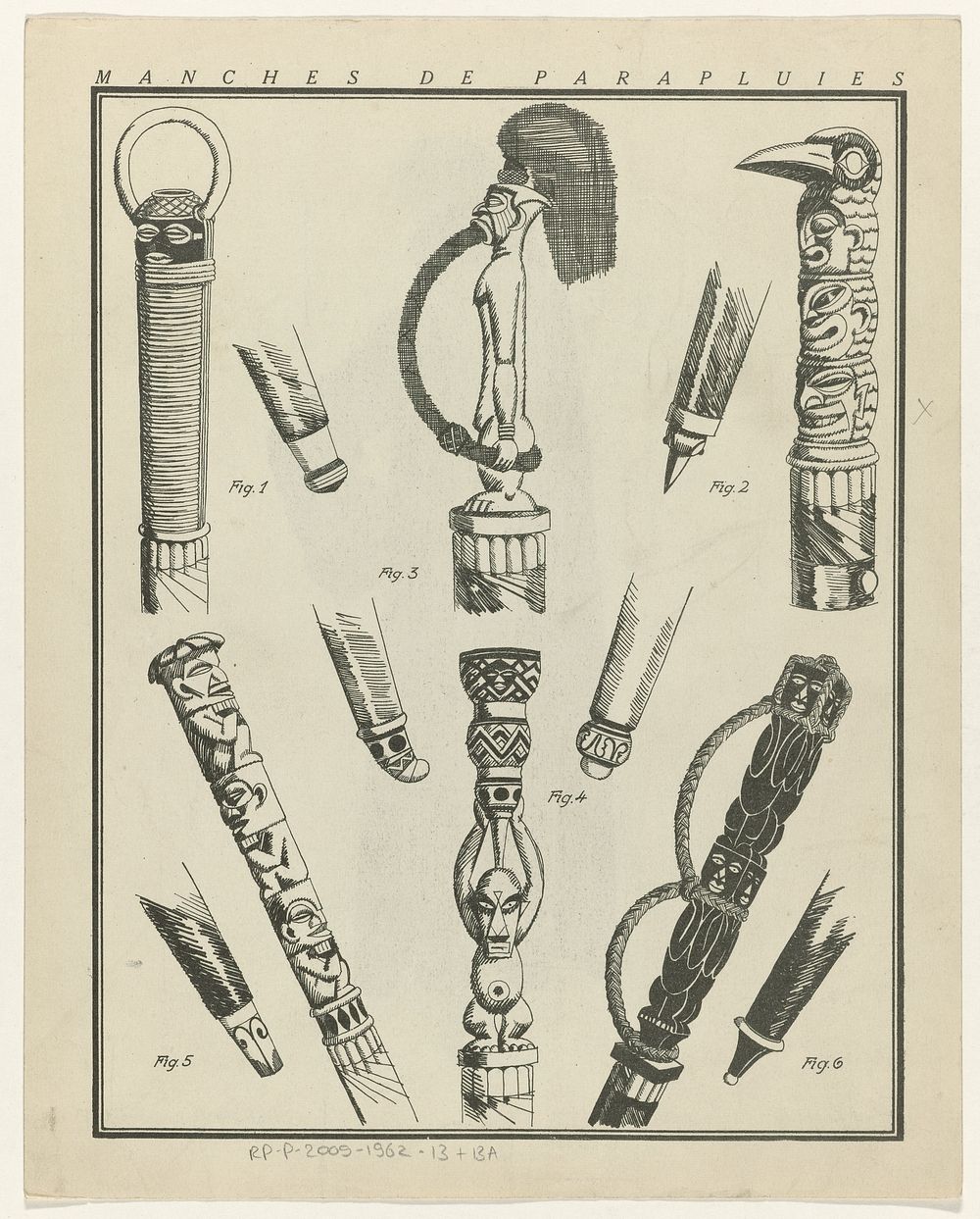 Gazette du Bon Ton, 1922 - No. 8 : Manches de parapluies (1922) by anonymous, Lucien Vogel, Condé Nast Publisher and Condé…