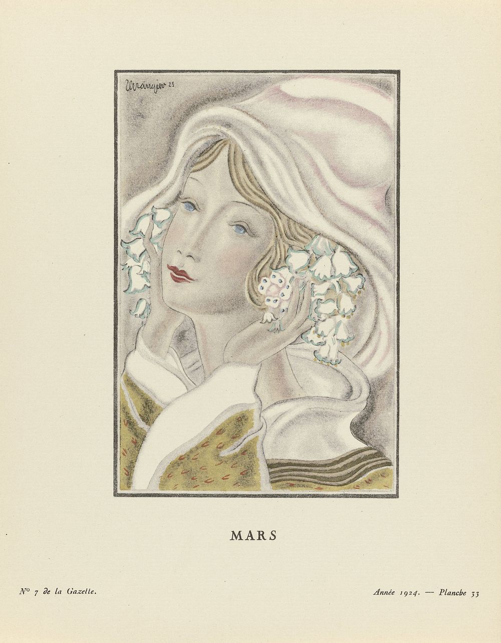 Gazette du Bon Ton. Art- Modes & Frivolités, 1924 - No. 7 : Mars (1924) by Grangier, anonymous, Lucien Vogel and Imprimerie…
