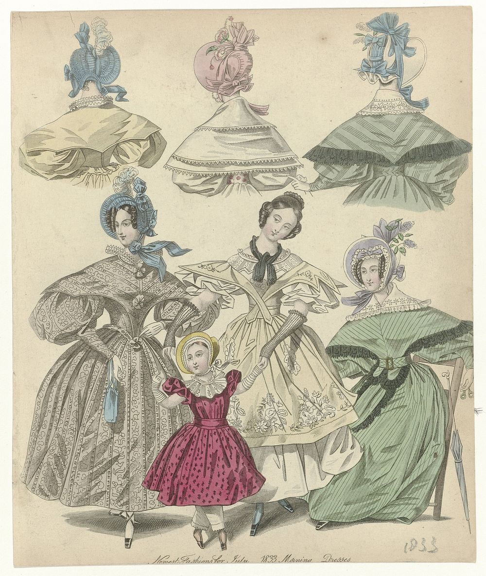 The World of Fashion, July 1833 : Newest Fashions (...) (1833) by anonymous