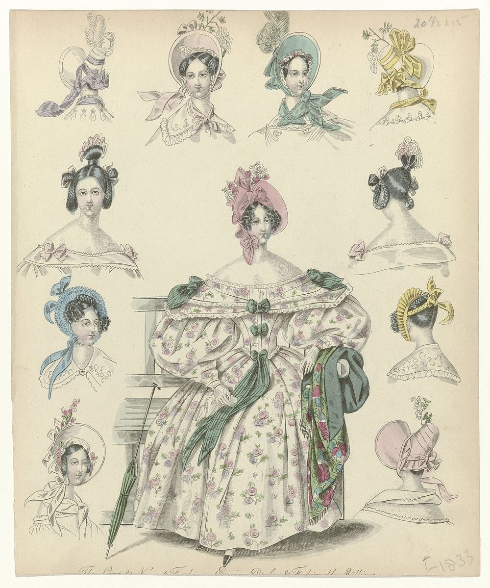 The World of Fashion, ca. 1833 : The Last and Newest Fashions (...) (c. 1833) by anonymous