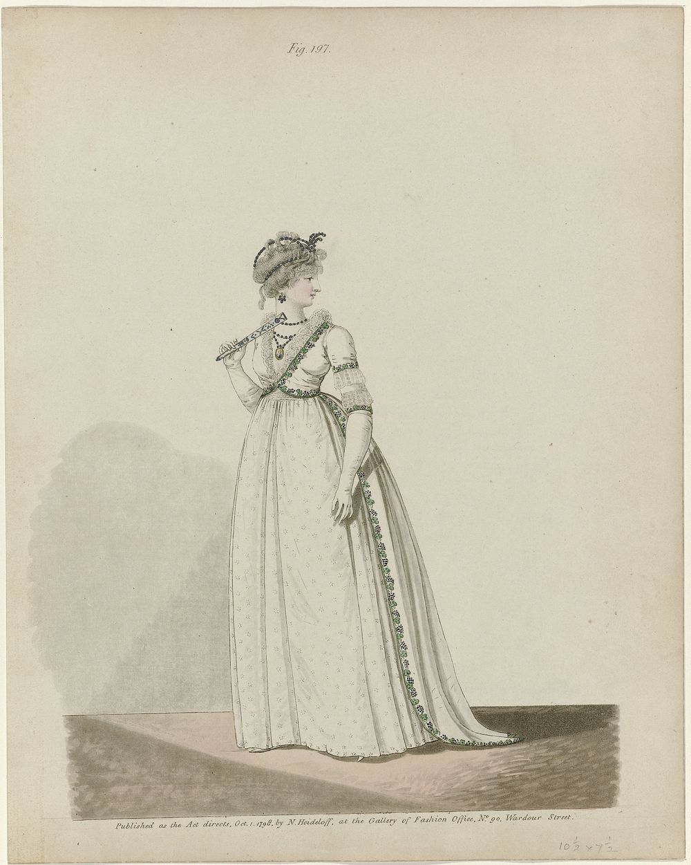 The Gallery of Fashion, 1 Oct. 1798, Fig. 197: Published as the Act (...) (1798) by anonymous and Nicolaus Heideloff