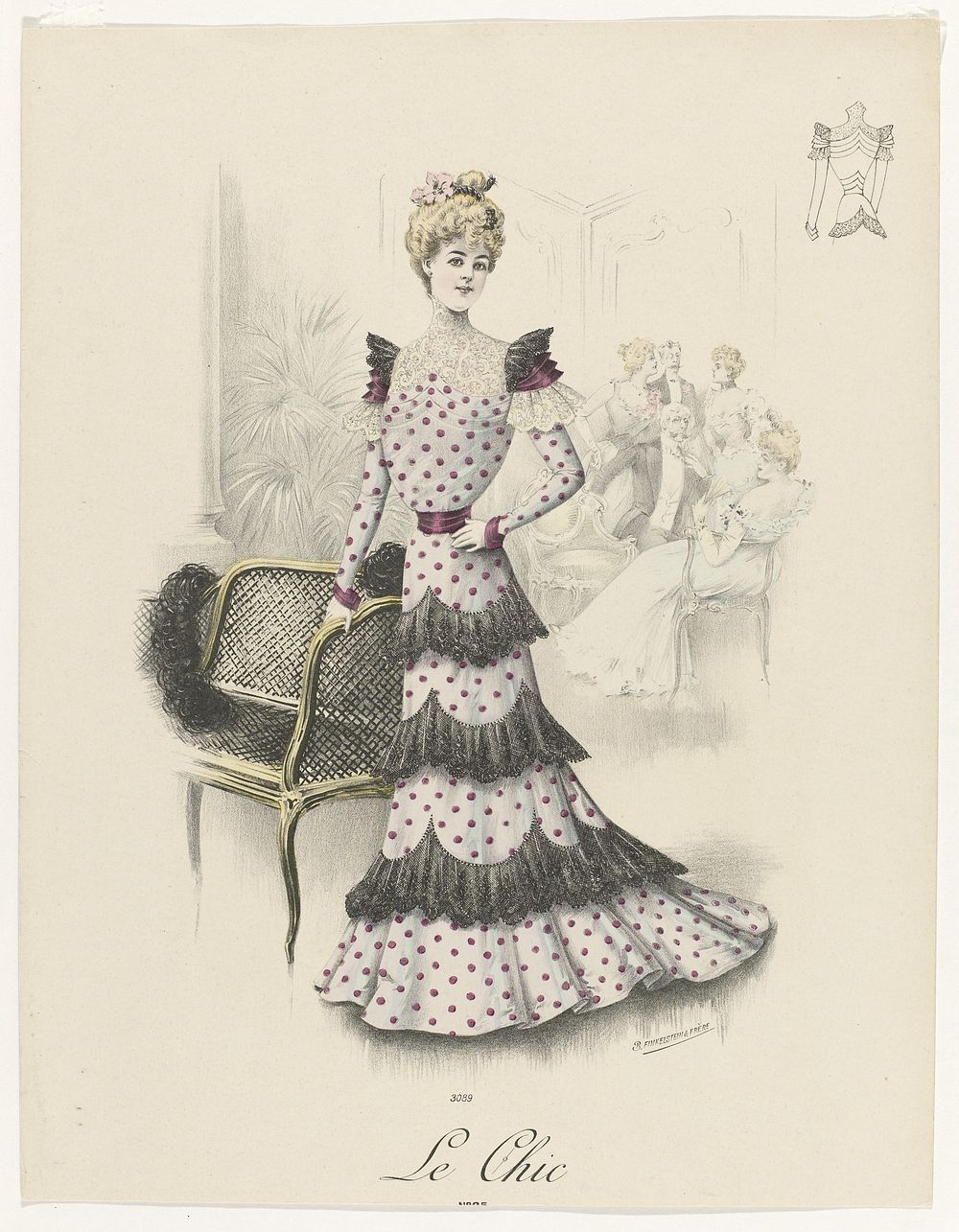 Le Chic, 1900, No. 2089 (c. 1900) by B Finkelstein and Frère