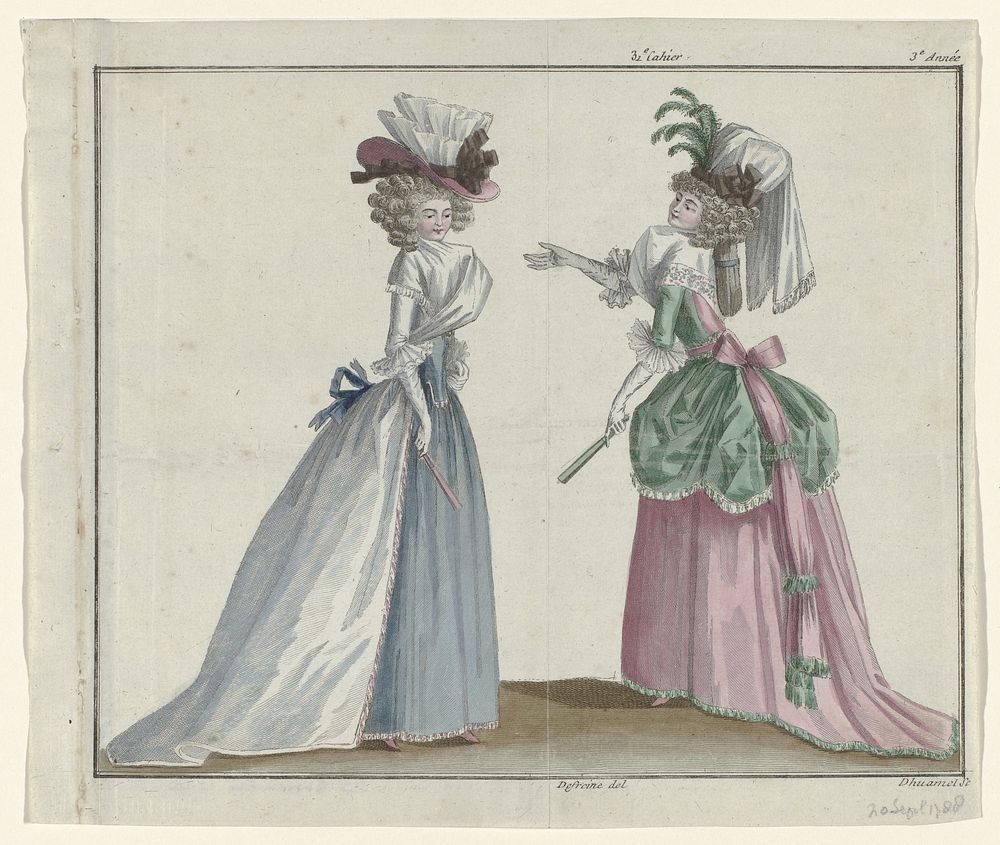 The First Fashion Magazine (1788) by A B Duhamel, Defraine and Buisson