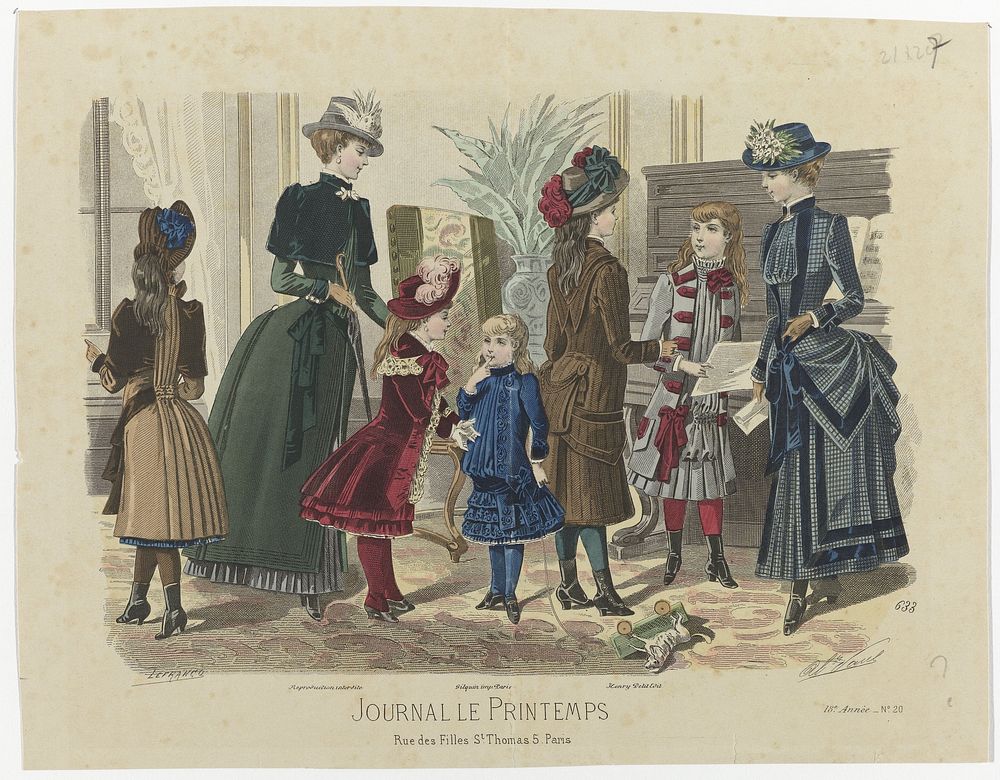 Journal le Printemps, ca. 1882, No. 633, No. 20, 18e année (c. 1882) by A Paul, A Lefrancq, Henry Petit and Gilquin