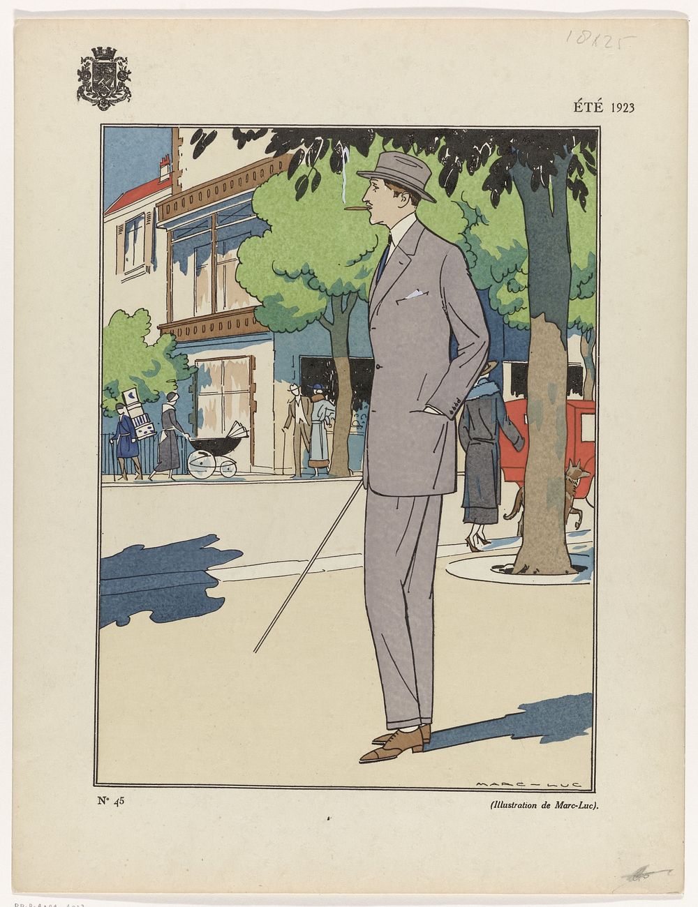 Été 1923, No. 45 : Illustration de Marc-Luc (1923) by Marc Luc and anonymous
