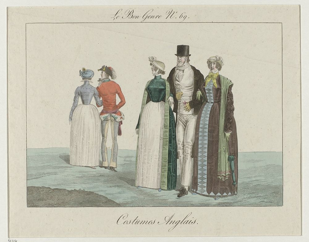 Le Bon Genre, 1817, No. 69 : Costumes Anglais (1817) by anonymous