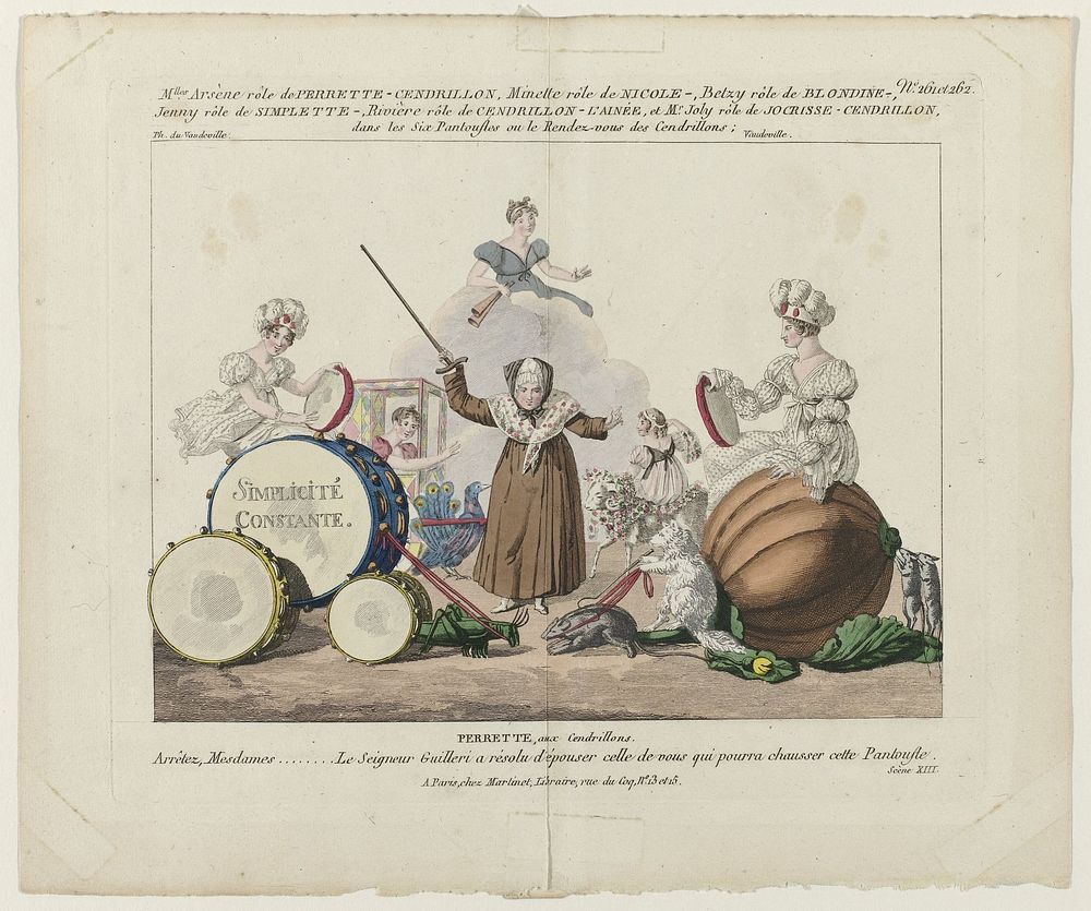 Perrette, aux Cendrillons, ca 1822, Scène XIII (8) (c. 1822) by anonymous and Aaron Martinet