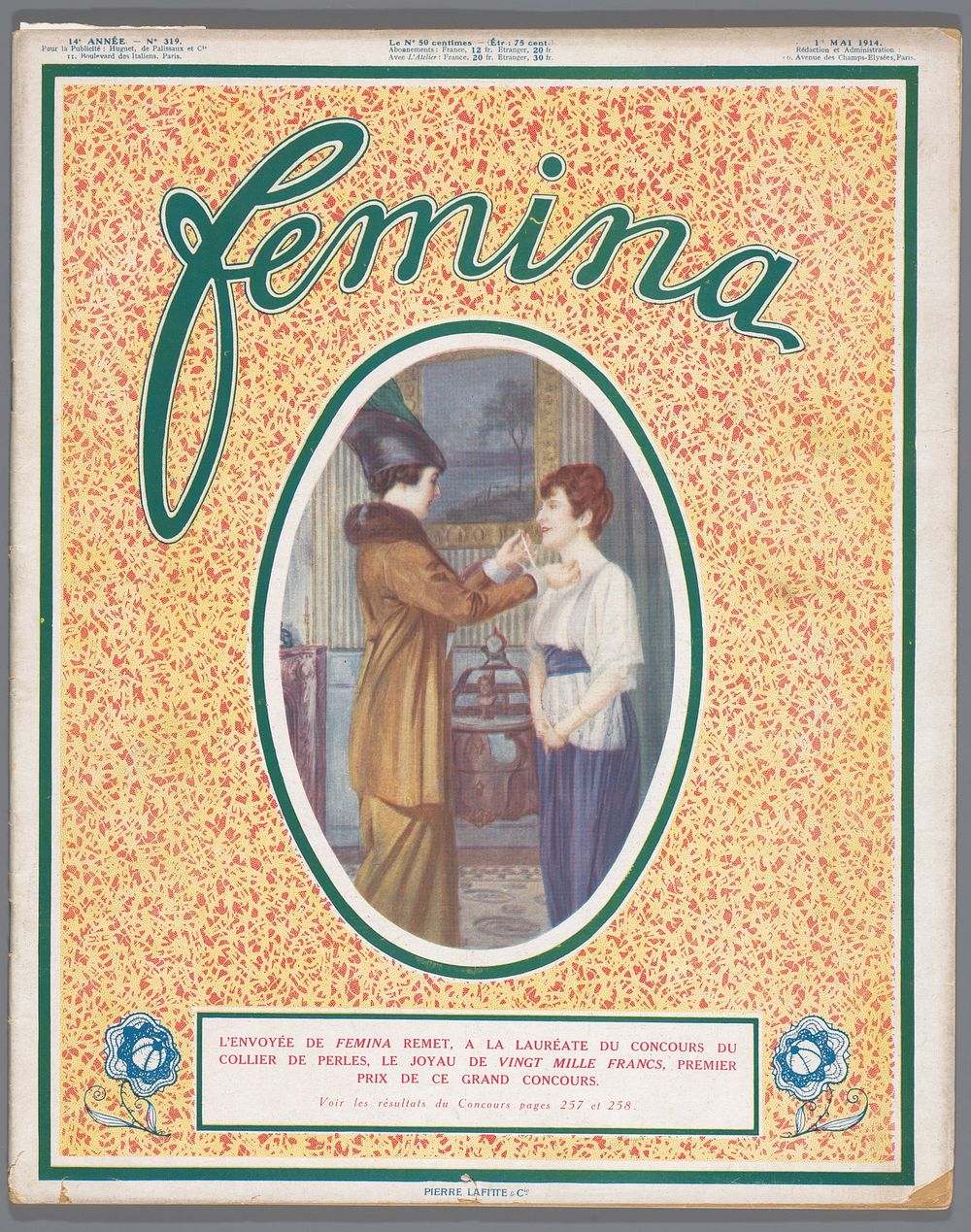 Femina, 1 Mai 1914, 14e Année, nr. 19 (1914) by Pierre Laffitte
