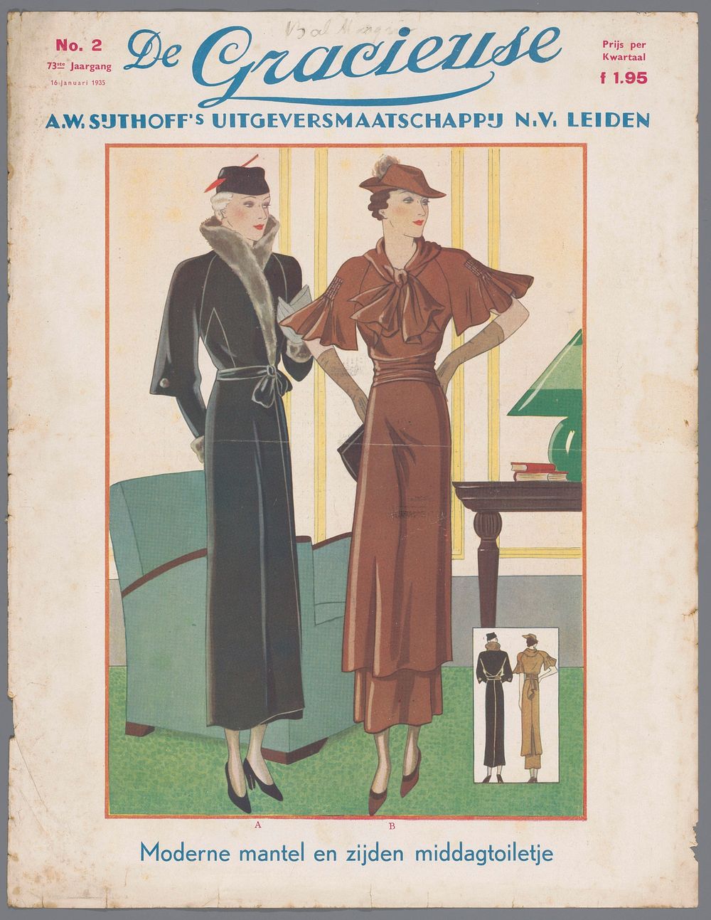 The Fashion Magazine as Temptress (1935) by anonymous and Albertus Willem Sijthoff